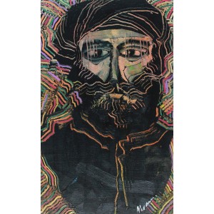Akram Dost Baloch, 10 x 16 inch, Mixed Media on Canvas, Figurative Painting, AC-ADB-041